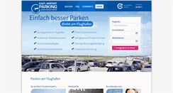 Desktop Screenshot of easyairportparking.de